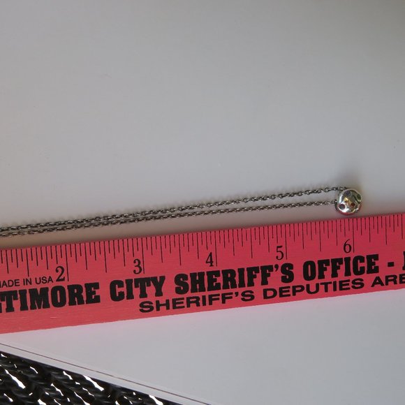 Elizabeth And James Small Mushroom Pendant On Chain Sterling Silver CZ - Picture 13 of 14